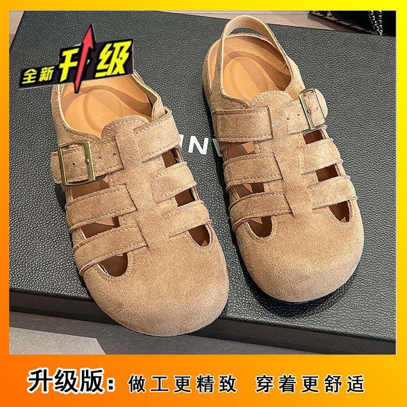 Foreign style versatile height increase pig cage shoes hollow Roman sandals women's skirt non-slip shoes children 2025 summer new