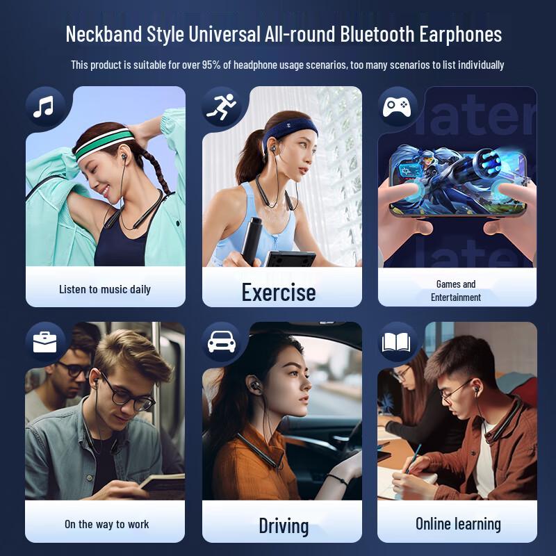 Baseus Bowie P1 Gaming & Sport Neckband Bluetooth Headphones