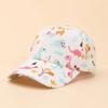 Cute Cartoon Fashion Unicorn Dinosaurs  Baseball Cap for Kids Travel Sunshade Hat for Toddler Spring Summer Children Peak Cap
