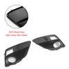 2PCS Front Fog Light Cover Bezel Grille Grill Fit Subaru WRX & STi 2015-2017