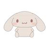 K Company Cinnamoroll Corduroy Series Sitting Plush Toy, Pink, H126 X W207 X D103mm, CNC-ON-PK