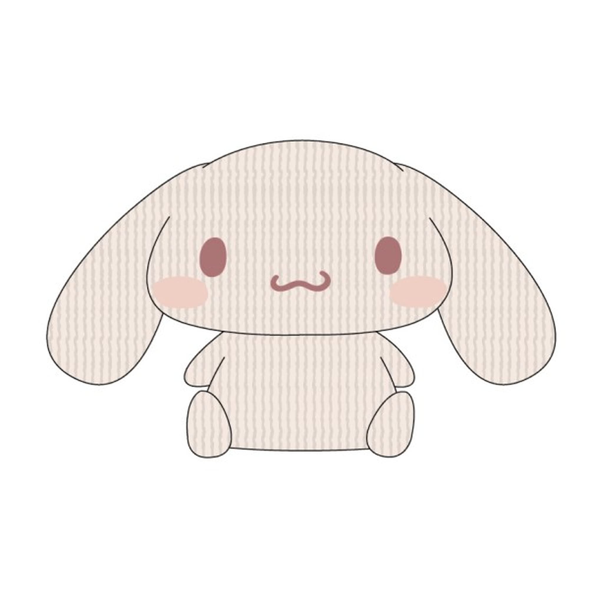 

K Company Cinnamoroll Corduroy Series Sitting Plush Toy, Pink, H126 x W207 x D103mm, CNC-ON-PK