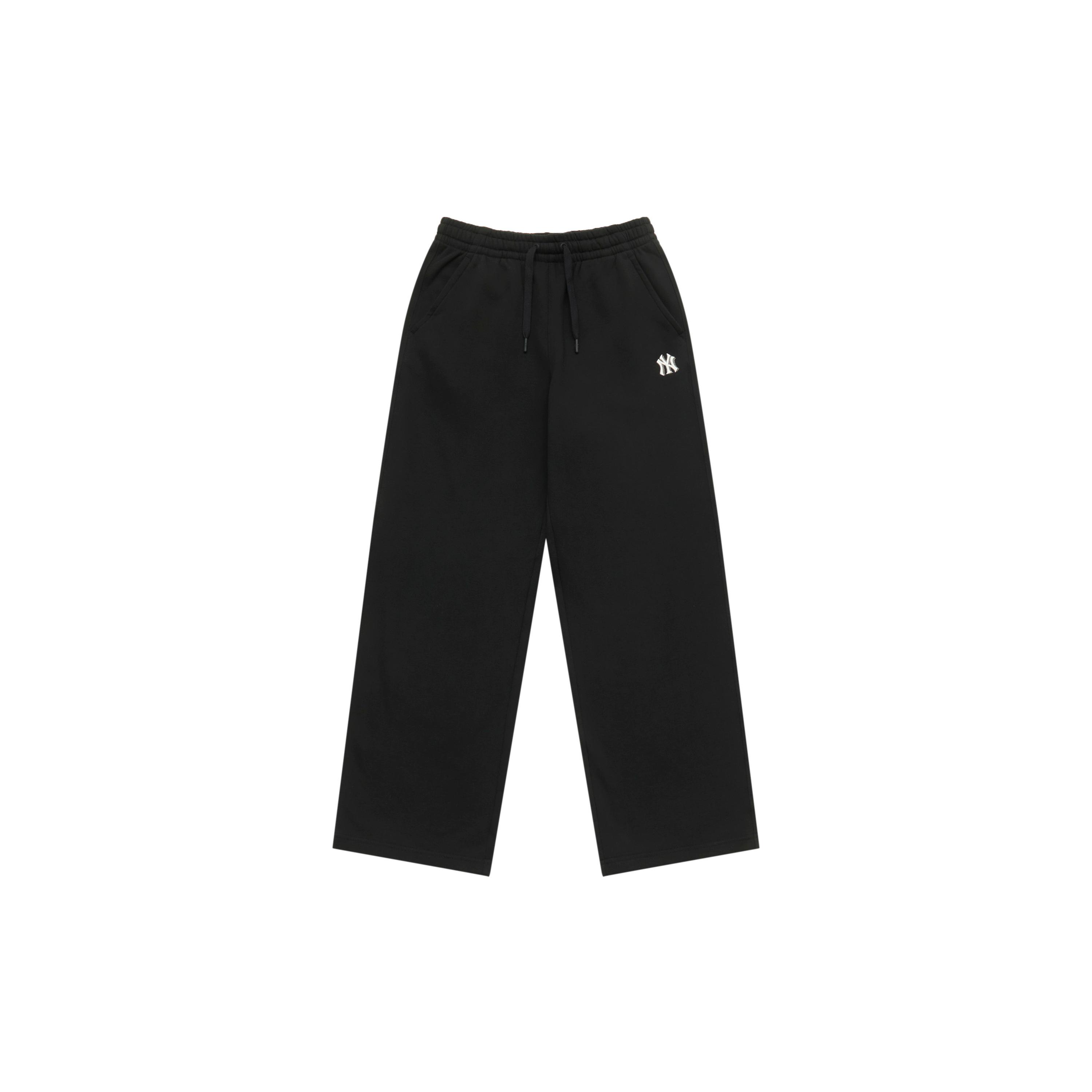 MLB New York Yankees Basic Collection 25FW Knitted Sweatpants Unisex Standard Black 3APTB0254-50BKS XS