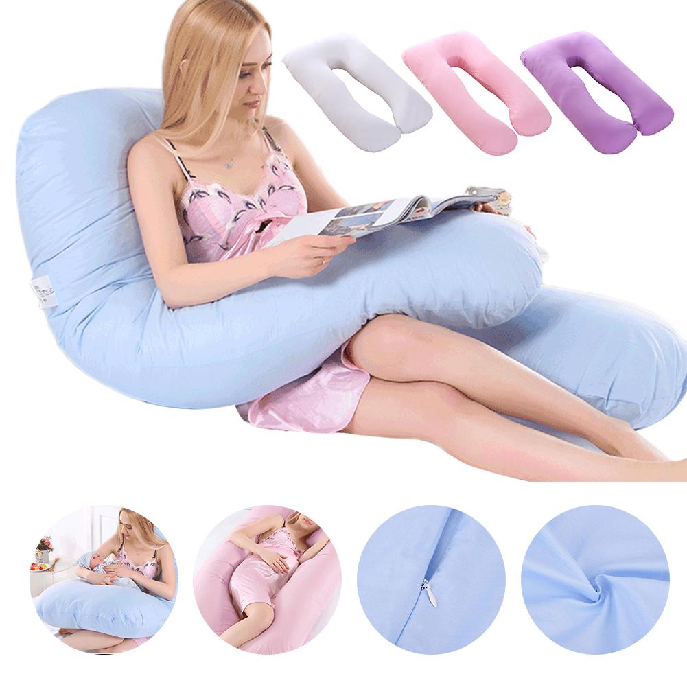 Pregnant Pillow Case For Pregnant Women Pillowcase Cover U-shaped Maternal Cushion Cover Side Sleeping Cotton Pillowcase