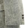 WICKHAM 70s 80s Vintage Herringbone Pattern Harris Tweed Fabric Tailored Jacket Men's Used