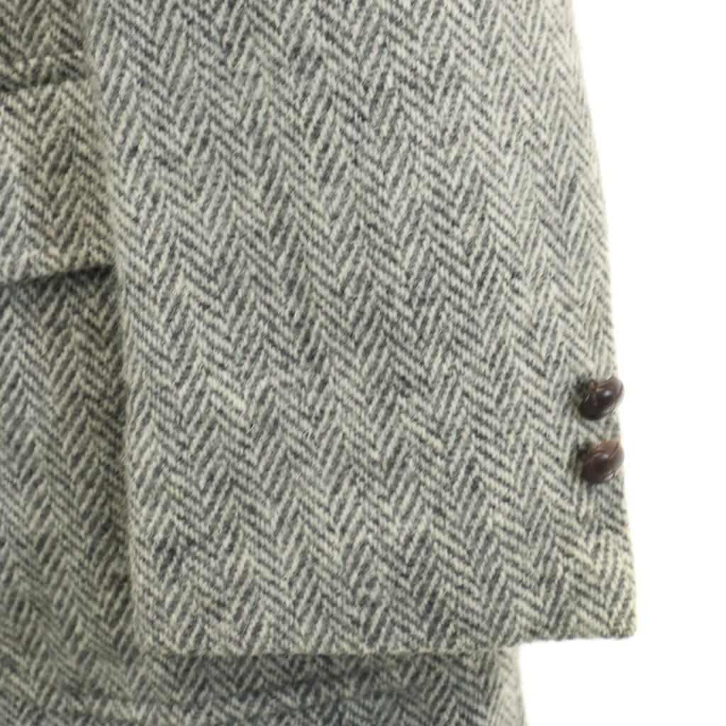 WICKHAM 70s 80s Vintage Herringbone Pattern Harris Tweed Fabric Tailored Jacket Men's Used