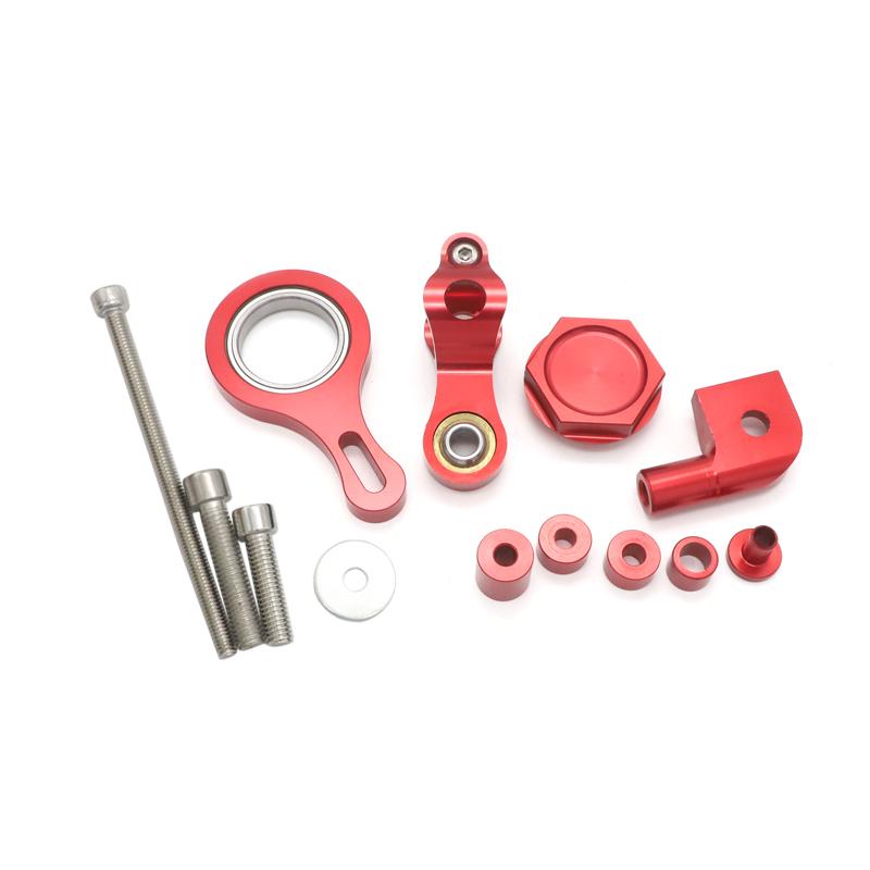 CNC Aluminum Adjustable Motorcycles Steering Stabilize Damper Bracket Mount Kit For YAMAHA YZF R6 2006-2020 R1 2002-2016 Silver