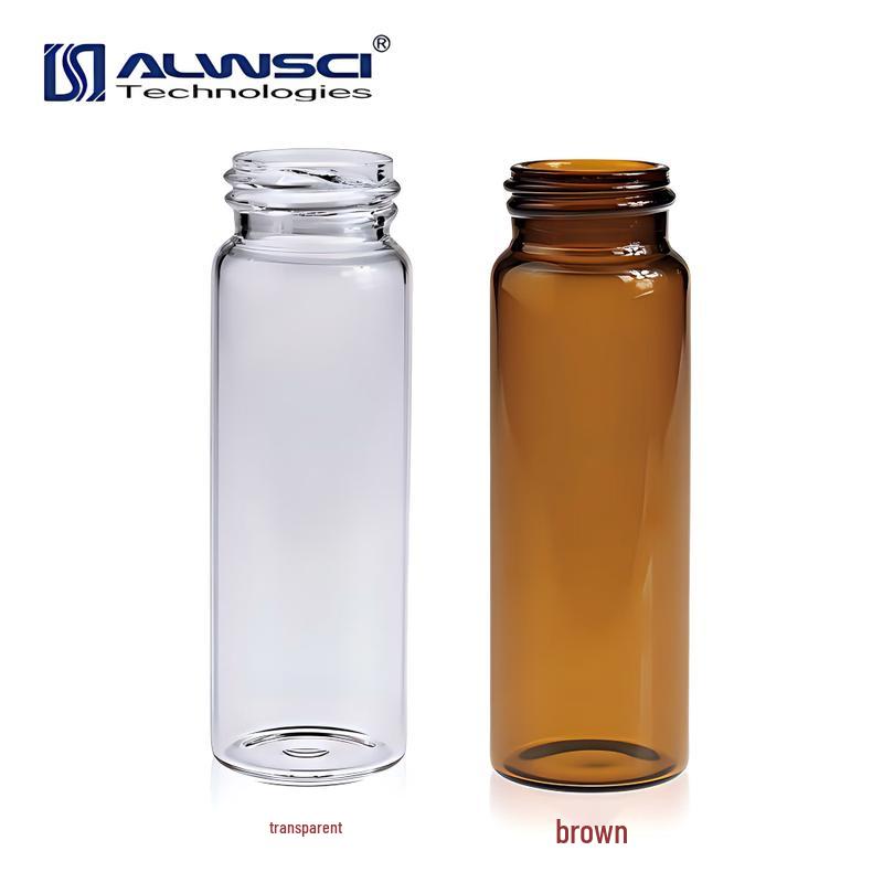 

ALWSCI 3ml Transparent Glass Sample Vials with Caps, 100-Pack