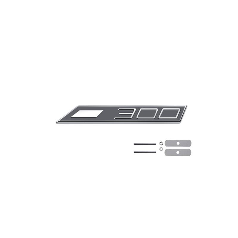 zjcr6 Car Accessories Metal Race Flag Front Hood Grille Emblem Rear Trunk Body R 300 Badge Sticker For Seat IBIZA Leon Cupra Ateca
