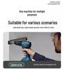 Multifunctional Rechargeable Lithium Impact Drill Set - Handheld Electric Pistol Drill for Home Use