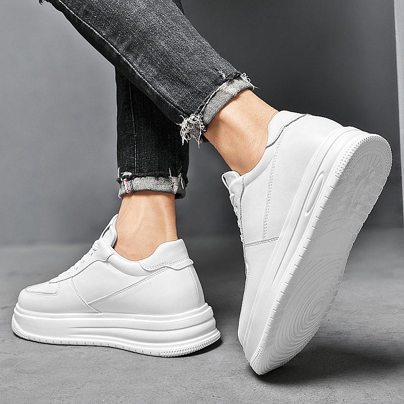 6cm 8cm Platform Elevator Shoes Man Lifting Board Shoes Women Height-Increasing Flat Sneakers Enhancing Increase Casual Shoes