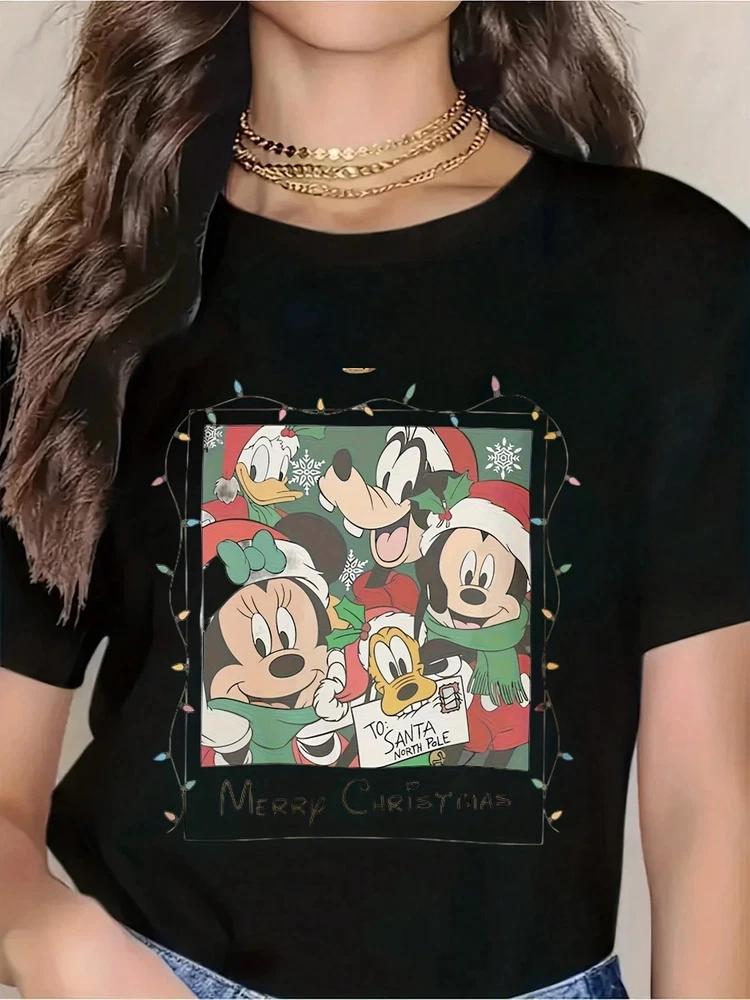 Cute Mickey Mouse Christmas TShirt Unisex 6 S