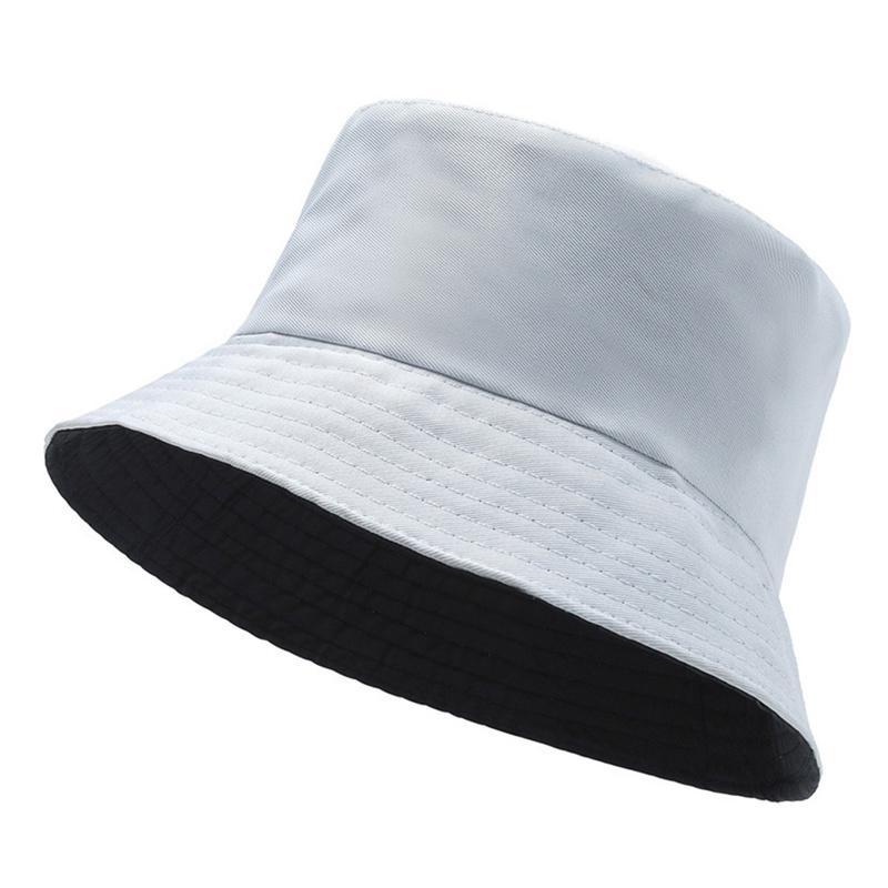 

1 шт., мужская и женская уличная однотонная шляпа с зонтиком для отдыха и туризма, шляпа-ведро, рыбацкая шляпа