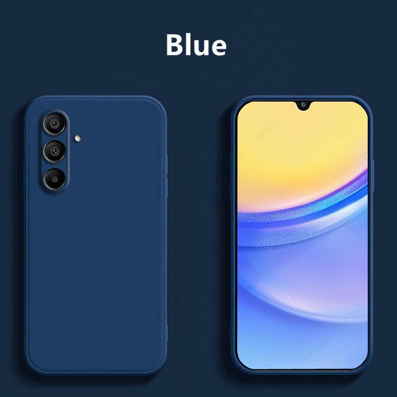 For Samsung Galaxy A16 5G Case Cover For Samsung A16 5G Liquid Skin Silicone Bumper Mobile Funda Para Back Cover