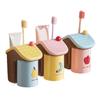 Toothbrush Holder with Cup Magnetic Toothbrush Cup Holder Wall-Mounted Toothbrush And Cup