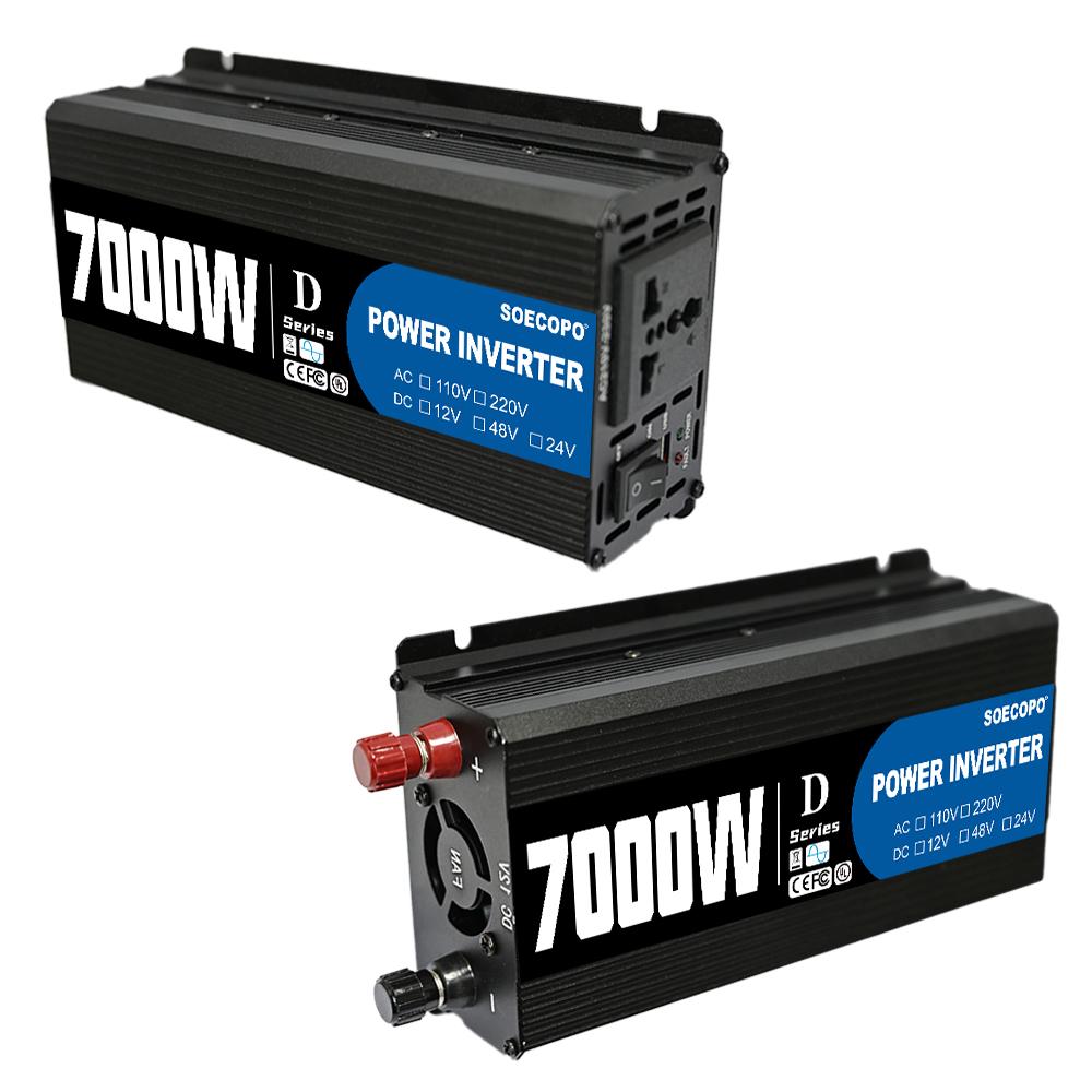 7000W Inverter Kit 12V 110V220V 300W Solar Panel 100A Controller & Battery Charger for Shed/Lighting/Camping, Easy Installation