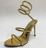 Snake Strap High Heel Sandals Women Summer  Ankle Strap Banquet Party Shoes Narrow Band High Heels Ladies Gladiator Sandals