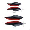 4 Pieces Universal Car Spoiler Canards Kit Diffuser Soft Automotive Supplies Auto Anti