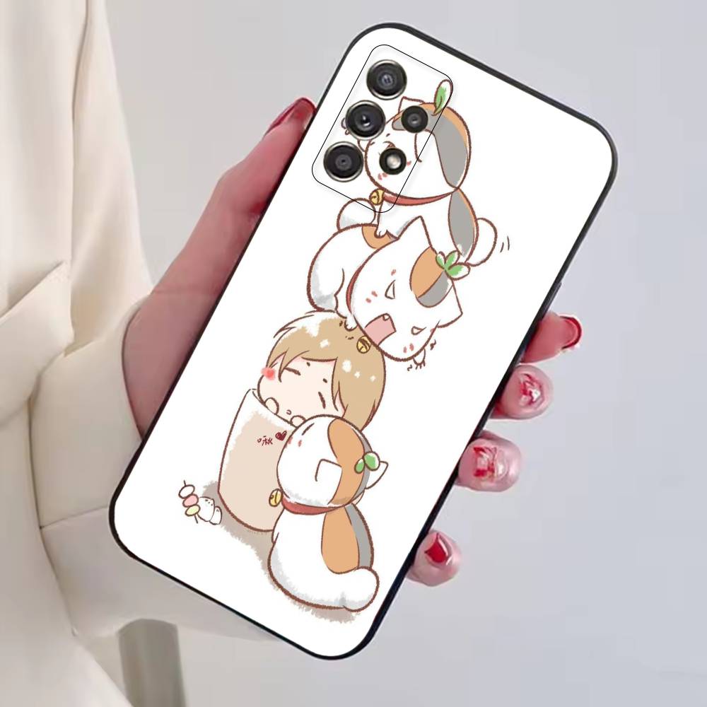 Natsume Book Anime Natsume Phone Case For Samsung S25,S24,S21,S22,S23,S30,Ultra,S20,Plus,Fe,Lite,Note,10,Black Cover