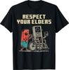 Gamer Controller Respect Your Elders Funny T-Shirt