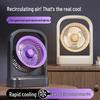 Compact Energy-Saving Low-Noise Desktop Fan for Strong Wind and Portable Air Circulation