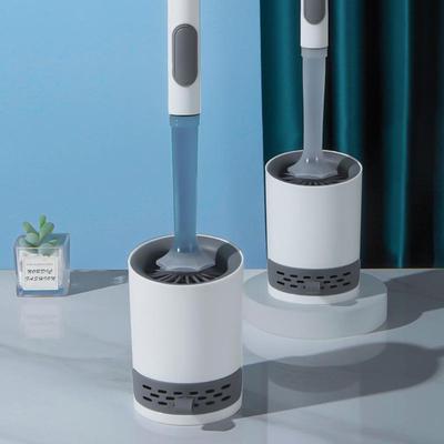 Silicone Refillable Toilet Brush: High-End, No Dead Corners Cleaning for Home Use