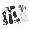 36V 48V 500W 28A Sine Wave 3 Mode Brushless Controller Throttle Handle Kit Speed Controller Throttle Grip with Panel for Conversion