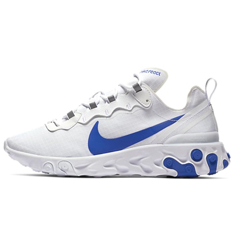 

Nike React Element 55 White Game Royal Sneakers BQ6167-100 43
