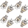 2-10PCS 1/4 Inch 6.35Mm Guitar Pickup Output Jack Socket Metal Guitar Stereo Socket Parts Guitar Mono Jack Socket for Electric G