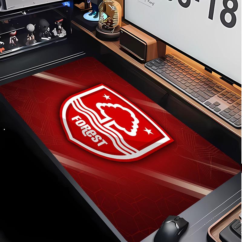 Nottingham Forest Football Pattern Mouse Pad Non?Slip Rubber Base Gaming Mousepad For Desk Office Home