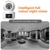Indoor WiFi Security Camera With 2 Lens, 1080P, Colorful Night, Motion Detection, Two Way Talk, for Home Safety
