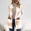 Plaid Fleece Vest For Women  Fall Winter Fuzzy Thermal Warm Sleeveless Jacket Trendy Outwear