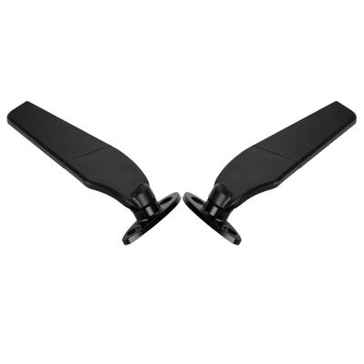 Adjustable Wing Fin Rearview Mirrors For Kawasaki Ninja 250 300 400 650 13-21