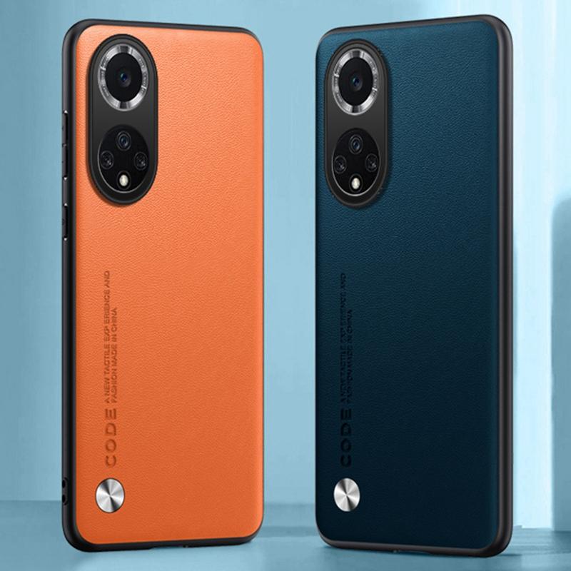 Luxus PU Lederhülle Für Honor 50 Honor50 Rückseite Matte Silikon Stoßfeste Schutz Handyhülle Für Huawei Nova 9 Nova9