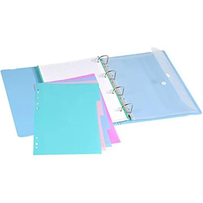 Carchivo Carpeblock - CARCHIVO - PP Foam Soft Pastel - 4 anneaux - 35 mm - Multicolore