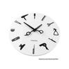 Timelike Barber Stylist Tools Wall Clock Modern 3D Quartz Non Ticking Beauty Hair Salon Clocks Watch for Home Decor Gift DS