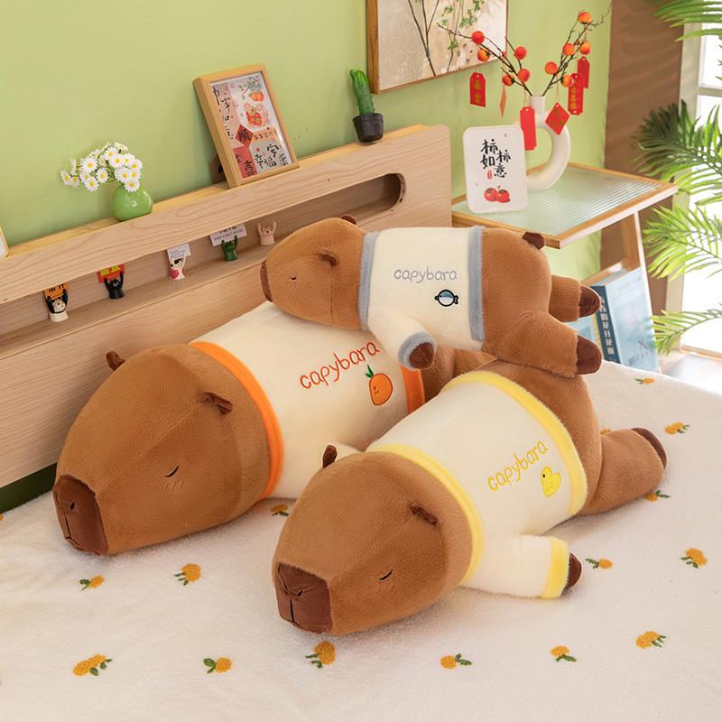 Party Capybara Plush Toy Cute Cartoon Sofa Pillow Girls Bed Sleeping Doll Gift
