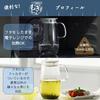 HARIO Range Easy Mugicha Pot Mugichan 1000mL Compatible Microwave (Internal 19cm more) Dishwasher Safe Heat-Resistant Glass Dark Gray Made Japan