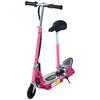 Foldable Powered Scooter with Adjustable Seat, Brake, Pink