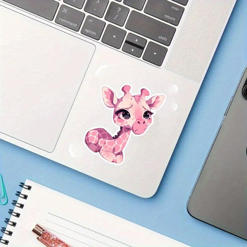 Giraffe Cartoon Grievance Sticker Durable for Laptop, Car, Luggage, Skateboard & More - Perfect for Teens, Adults, Creative Decor & Gifting