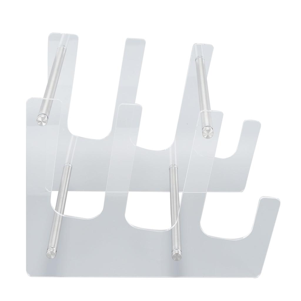 Tastatur-Displayständer 3 Etagen Acryl Schreibtisch Tastatur Aufbewahrungshalter für Mechanische Gaming-Tastatur