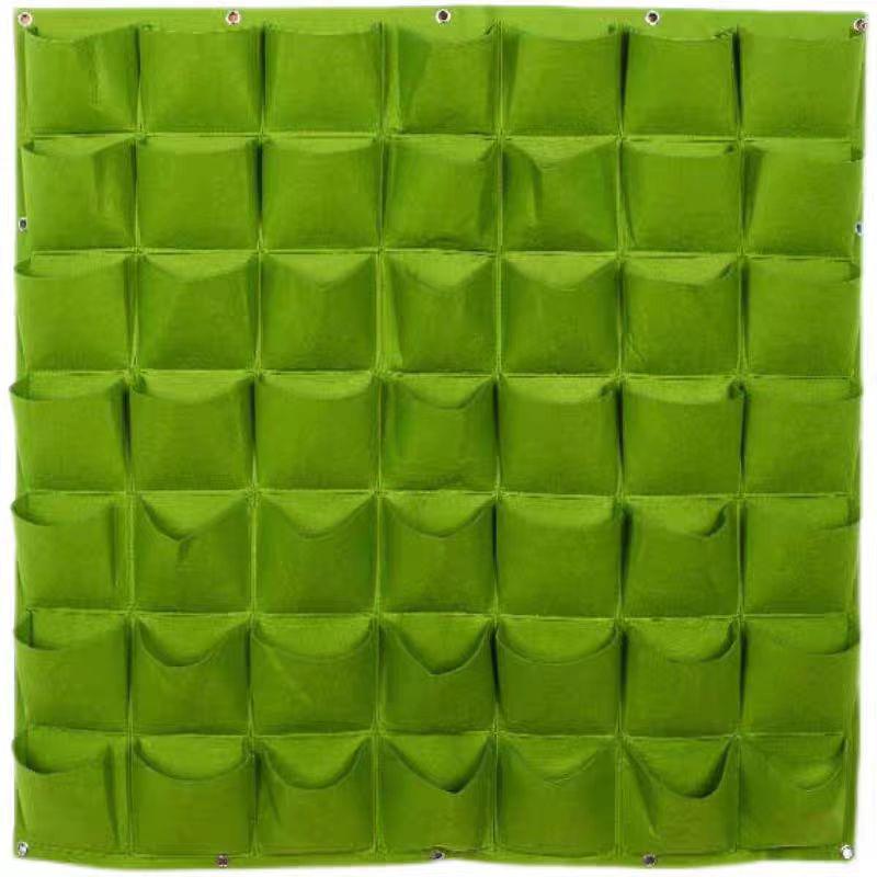 Vertical Garden Planter: Multi-layer Wall-mounted Plant Bag for Balcony Decoration.