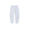 Basketball Series Solid Color Mid-Waist Cuffed Fleece Knitted Sports Pants Men Pants Gray Heather-Gray 952331302-2