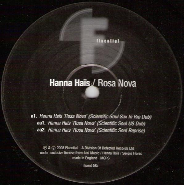 

12inch Record HANNA HAS - Rosa Nova FLUENT58 Fluential 2005 UK Dance & Electronica Used
