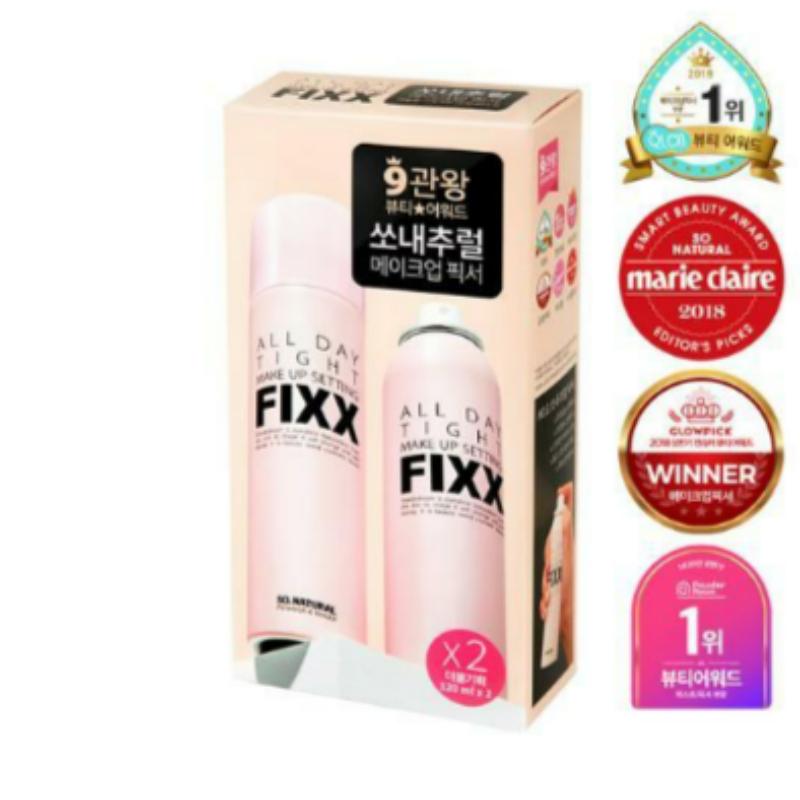 So Natural All Day Makeup Fixer Double Set (120ml + 120ml)