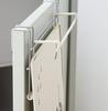 Yoshikawa Kuroneko Kitchen White Folding Storage Sink with Easy-to-Use Table, Made In Japan, 1305506