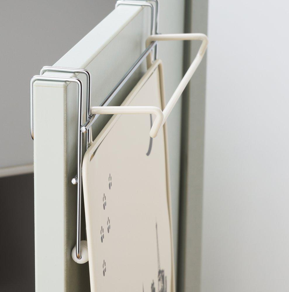Yoshikawa Kuroneko Kitchen White Folding Storage Sink with Easy-to-Use Table, Made In Japan, 1305506