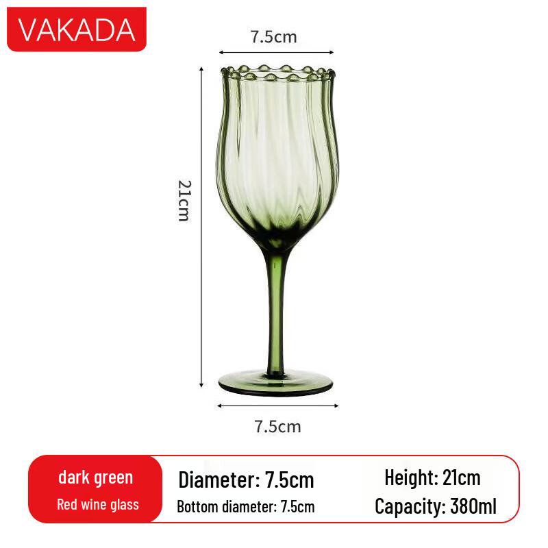 VAKADA Стеклянные бокалы для вина и коктейлей