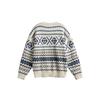 Men's Ethnic Style Jacquard Sweater – Trendy Japanese Knitwear for Autumn/Winter