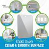 30x20CM Fogless Shower Mirror with Suction Cup Razor Holder Hook Anti-fog Men Shaving Makeup Mirror Shatterproof Frameless Bathroom Hanging Vanity